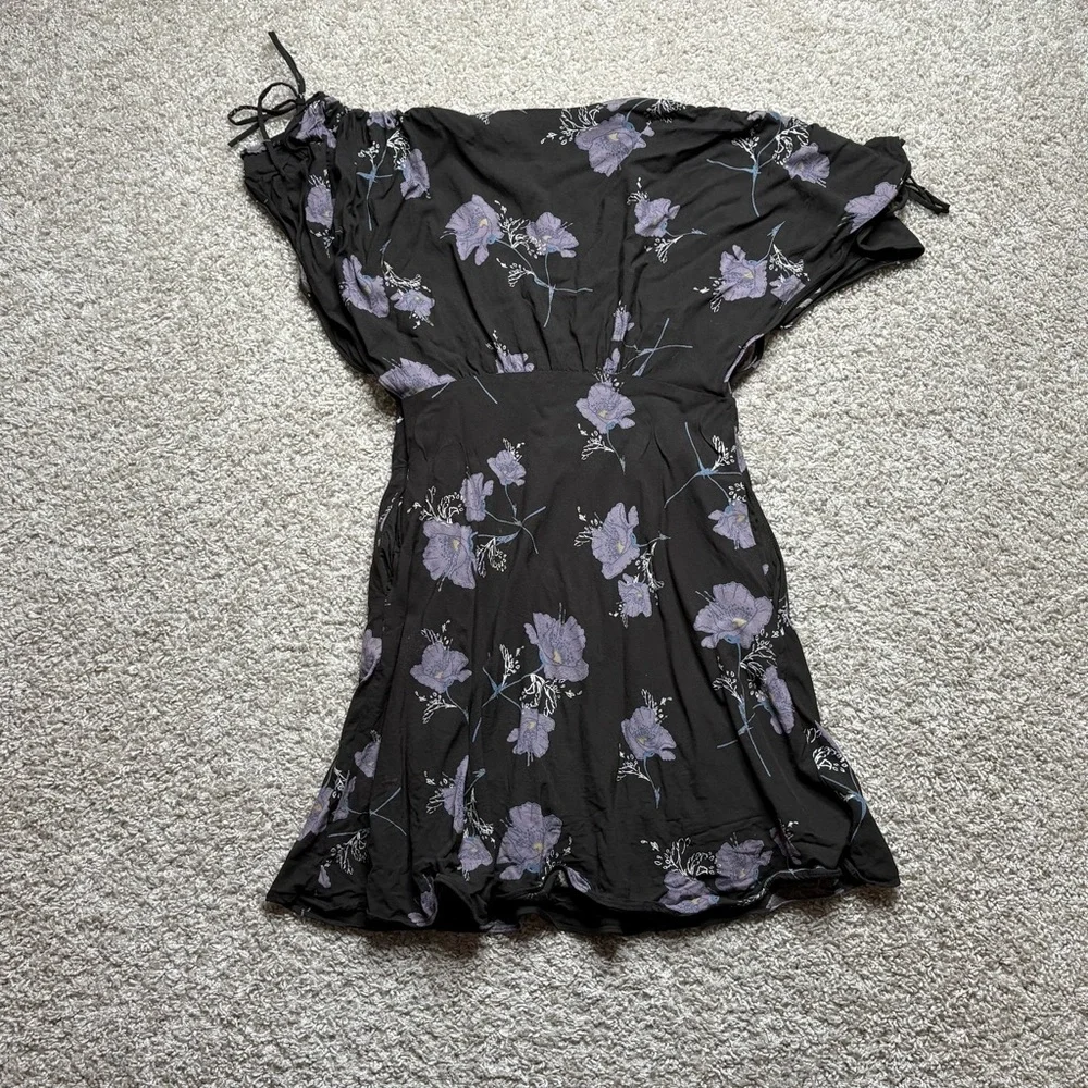 Free People Short Sleeve Mini Dress